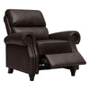 Cortez Push Back Recliner - Coffee Renu Leather
