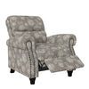 Cortez Push Back Recliner - Taupe Floral