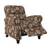 Cortez Push Back Recliner - Brown Floral