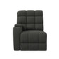 Jazmin 2-Position Left-Arm Wall Hugger Storage Reclining Chair