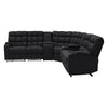 Jazmin 5-Seat Reclining Sectional with Power Storage Consoles and Wedge