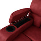 Jazmin 2-Position Left-Arm Wall Hugger Storage Reclining Chair