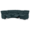 Jazmin 5-Seat Reclining Sectional with Power Storage Consoles and Wedge