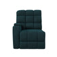 Jazmin 2-Position Left-Arm Wall Hugger Storage Reclining Chair