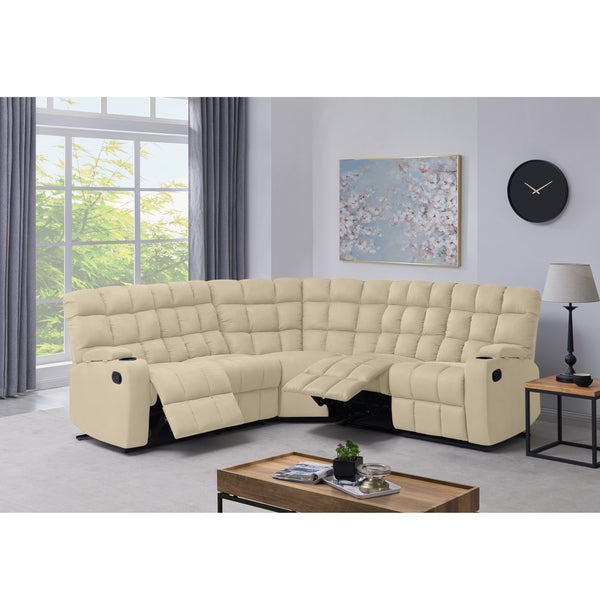 Jazmin 5-Seat Reclining Sectional with Wedge