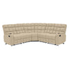 Jazmin 5-Seat Reclining Sectional with Wedge