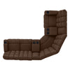 Jazmin 5-Seat Reclining Sectional with Power Storage Consoles and Wedge