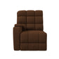 Jazmin 2-Position Left-Arm Wall Hugger Storage Reclining Chair