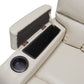 Jazmin 2-Position Left-Arm Wall Hugger Storage Reclining Chair