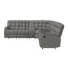 Jazmin 5-Seat Reclining Sectional with Power Storage Consoles and Wedge