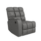 Jazmin 2-Position Left-Arm Wall Hugger Storage Reclining Chair