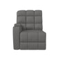 Jazmin 2-Position Left-Arm Wall Hugger Storage Reclining Chair