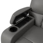Jazmin 2-Position Left-Arm Wall Hugger Storage Reclining Chair