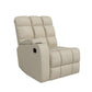 Jazmin 2-Position Left-Arm Wall Hugger Storage Reclining Chair