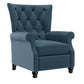 Kursi Diamond Button-Tufted Pushback Recliner