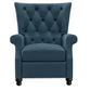 Kursi Diamond Button-Tufted Pushback Recliner