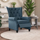 Kursi Diamond Button-Tufted Pushback Recliner