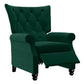 Kursi Diamond Button-Tufted Pushback Recliner