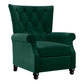 Kursi Diamond Button-Tufted Pushback Recliner