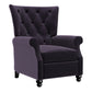 Kursi Diamond Button-Tufted Pushback Recliner