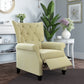 Kursi Diamond Button-Tufted Pushback Recliner