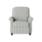 Chester Hill Transitional Rolled Arm Pushback Recliner