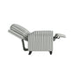 Chester Hill Transitional Rolled Arm Pushback Recliner