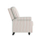 Chester Hill Transitional Rolled Arm Pushback Recliner