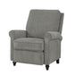 Chester Hill Transitional Rolled Arm Pushback Recliner