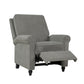 Chester Hill Transitional Rolled Arm Pushback Recliner