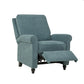 Chester Hill Transitional Rolled Arm Pushback Recliner
