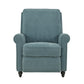 Chester Hill Transitional Rolled Arm Pushback Recliner