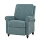 Chester Hill Transitional Rolled Arm Pushback Recliner