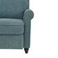 Chester Hill Transitional Rolled Arm Pushback Recliner
