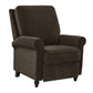 Chester Hill Transitional Rolled Arm Pushback Recliner