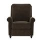 Chester Hill Transitional Rolled Arm Pushback Recliner
