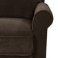Chester Hill Transitional Rolled Arm Pushback Recliner