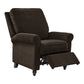 Chester Hill Transitional Rolled Arm Pushback Recliner