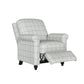 Chester Hill Transitional Rolled Arm Pushback Recliner