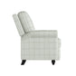 Chester Hill Transitional Rolled Arm Pushback Recliner