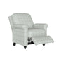 Chester Hill Transitional Rolled Arm Pushback Recliner