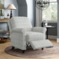 Chester Hill Transitional Rolled Arm Pushback Recliner