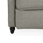 Chester Hill Transitional Rolled Arm Pushback Recliner