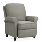 Chester Hill Transitional Rolled Arm Pushback Recliner