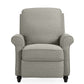 Chester Hill Transitional Rolled Arm Pushback Recliner