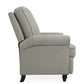 Chester Hill Transitional Rolled Arm Pushback Recliner