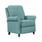 Chester Hill Transitional Rolled Arm Pushback Recliner