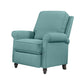 Chester Hill Transitional Rolled Arm Pushback Recliner