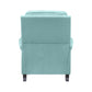 Chester Hill Transitional Rolled Arm Pushback Recliner
