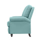 Chester Hill Transitional Rolled Arm Pushback Recliner